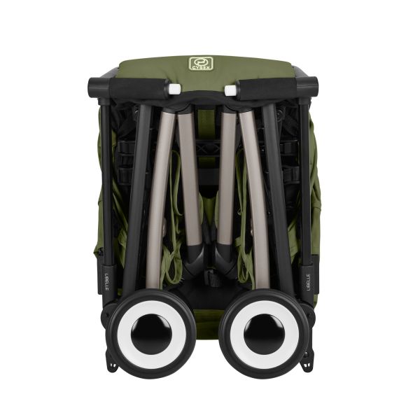 Poussette duo Libelle 5 ultra compacte Moss Green avec siège auto Aton B2 i-Size
