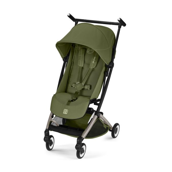 Poussette duo Libelle 5 ultra compacte Moss Green avec siège auto Cloud G i-Size