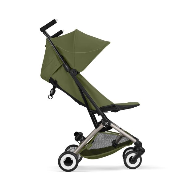 Poussette duo Libelle 5 ultra compacte Moss Green avec siège auto Cloud T i-Size