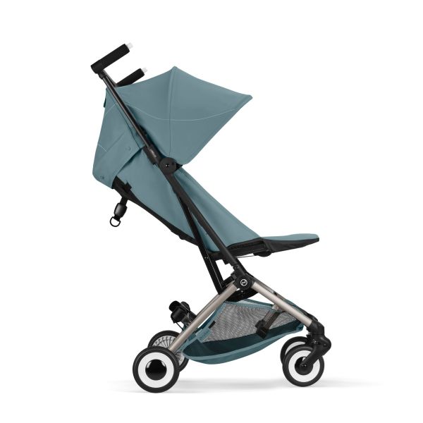 Poussette duo Libelle 5 ultra compacte Stormy Blue avec siège auto Cloud G i-Size
