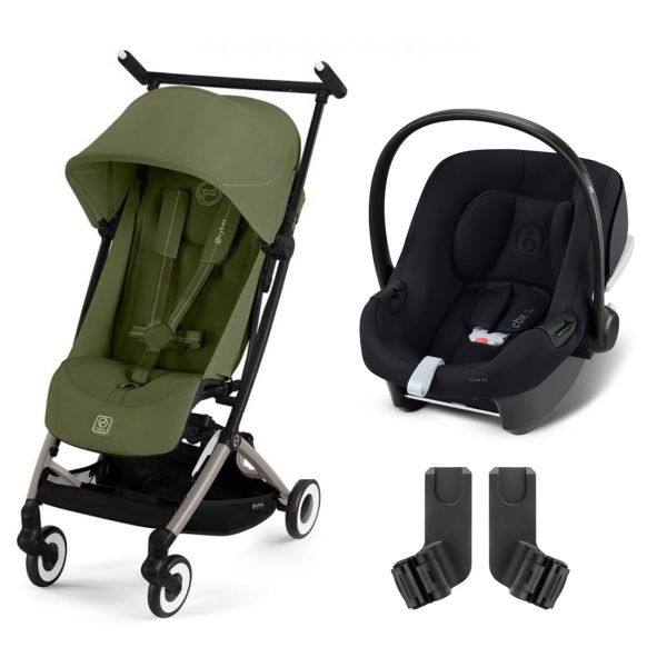 Poussette duo Libelle 4 Moss Green + Aton B2 i-Size