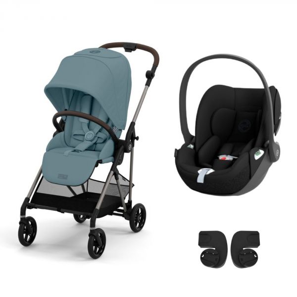 Poussette duo Melio 4 Stormy Blue + Siège auto Cloud T i-Size