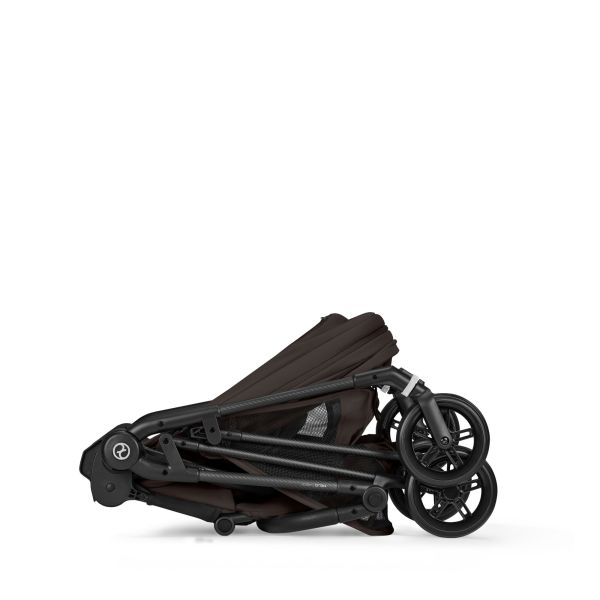 Poussette duo Melio Carbon 6 Chocolate Brown avec siège auto Aton B2 i-Size