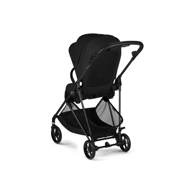 Poussette duo Melio Carbon 6 Magic Black avec siège auto Aton B2 i-Size