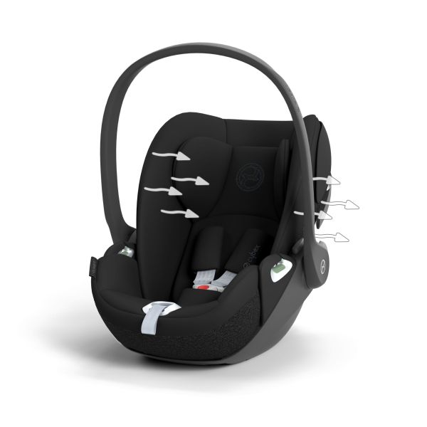 Poussette duo Melio Carbon Magic Black + Cloud T i-Size