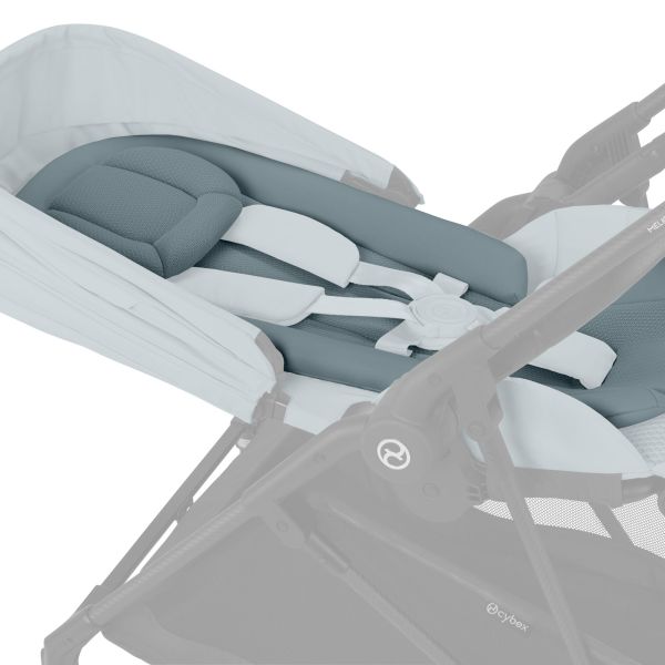 Poussette duo Melio Carbon Stormy Blue + Cloud T i-Size