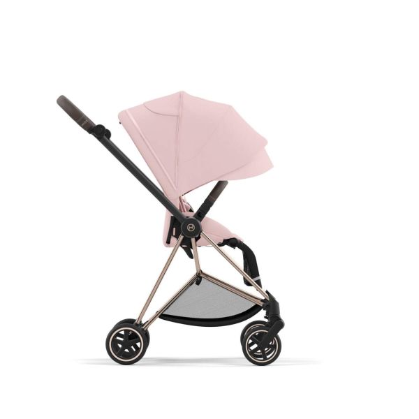 Poussette duo Mios 3 Peach Pink châssis Rose Gold + Cloud T i-Size