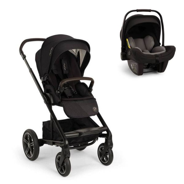 Poussette duo MIXX Next Element + Siège auto PIPA Next Caviar - collection BMW