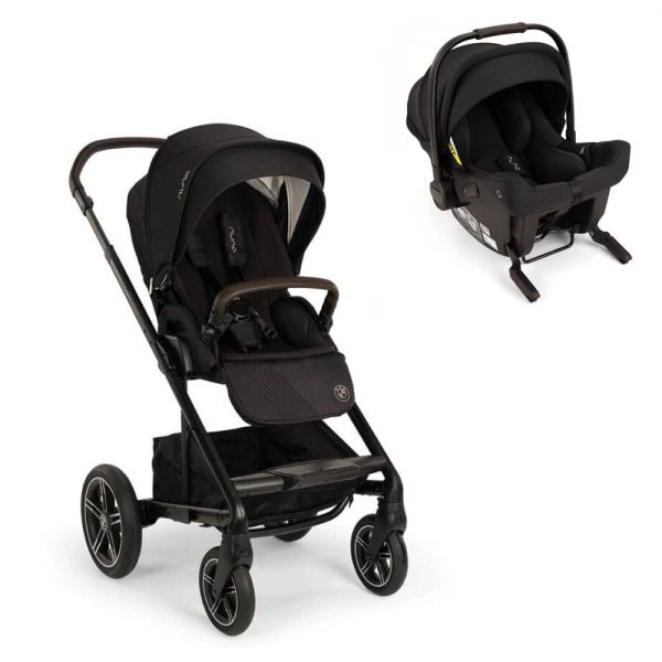 Poussette duo MIXX Next Element + Siège auto PIPA Urbn Caviar - collection BMW