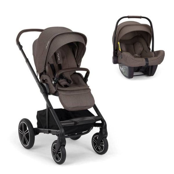 Poussette duo MIXX Next + Siège auto PIPA Next Chestnut