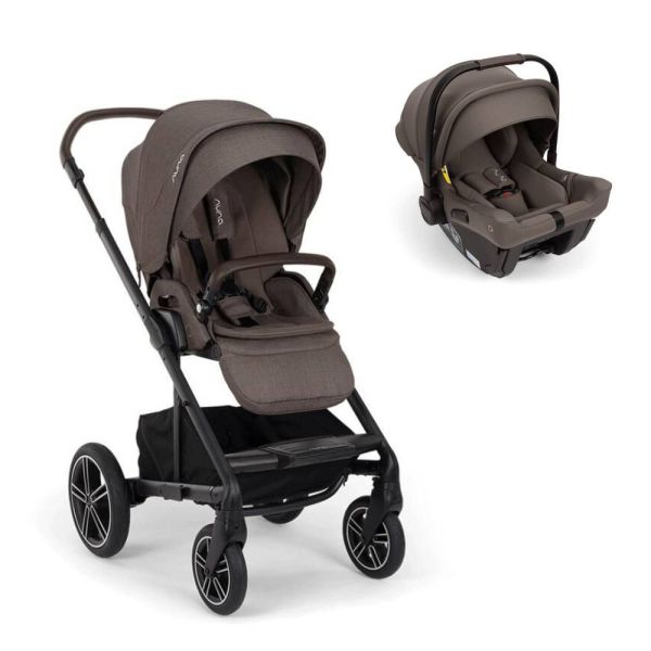 Poussette duo Mixx Next + siège auto PIPA urbn Chestnut