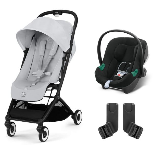 Poussette duo Orfeo 2 Fog Grey + Aton B2 i-Size