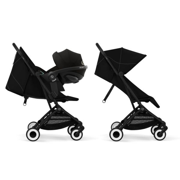 Poussette duo Orfeo 2 Magic Black + Aton B2 i-Size