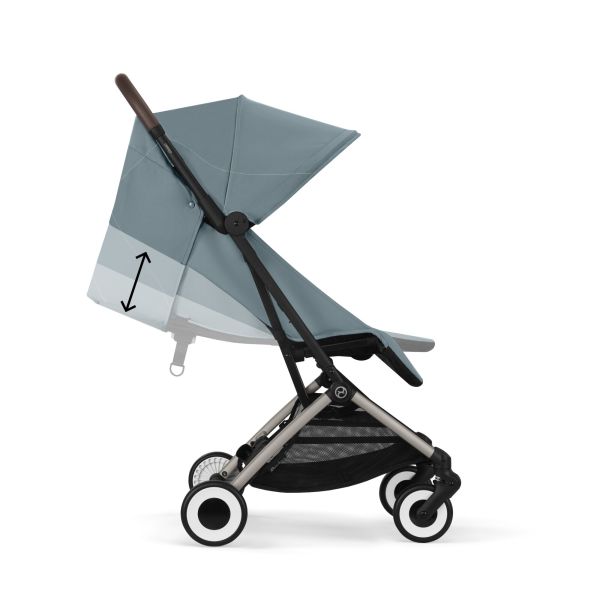 Poussette duo Orfeo 2 Stormy Blue + Cloud G i-Size