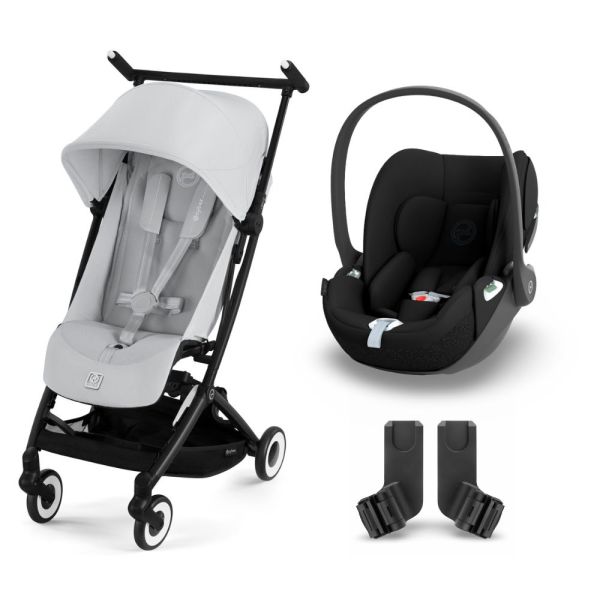 Poussette duo Libelle 4 Fog Grey + Cloud T i-Size