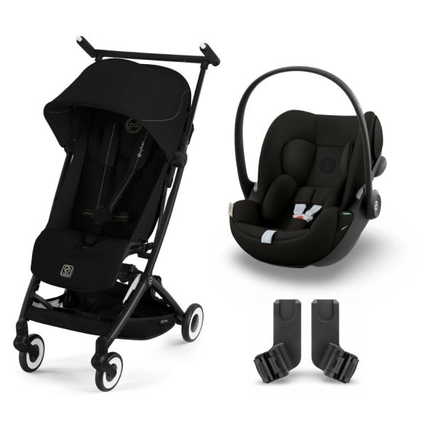 Poussette duo Libelle 4 Magic Black + Cloud G i-Size