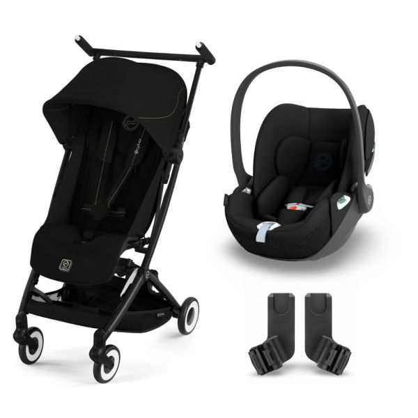 Poussette duo Libelle 4 Magic Black + Cloud T i-Size