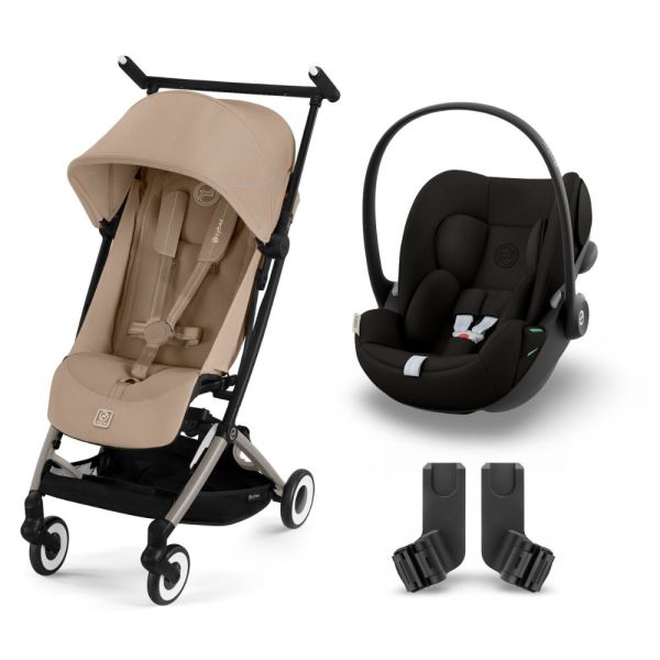 Poussette duo Libelle 4 Almond Beige + Cloud G i-Size
