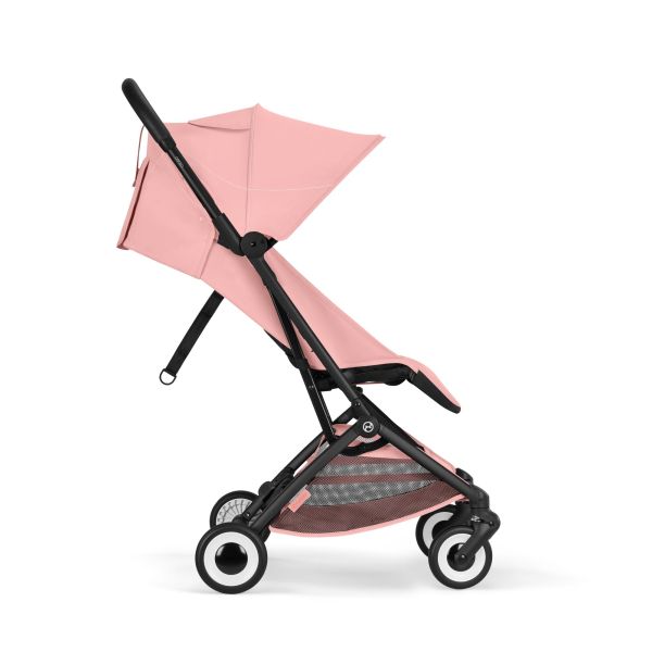 Poussette duo Orfeo 3 compacte Candy Pink avec siège auto Aton B2 i-Size