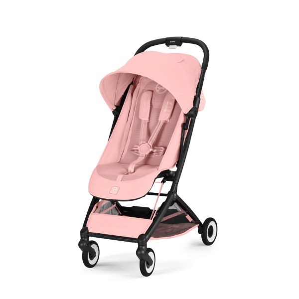 Poussette duo Orfeo 3 compacte Candy Pink avec siège auto Cloud G i-Size