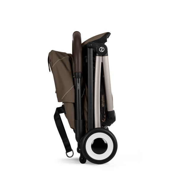 Poussette duo Orfeo 3 compacte Chocolate Brown avec siège auto Aton B2 i-Size
