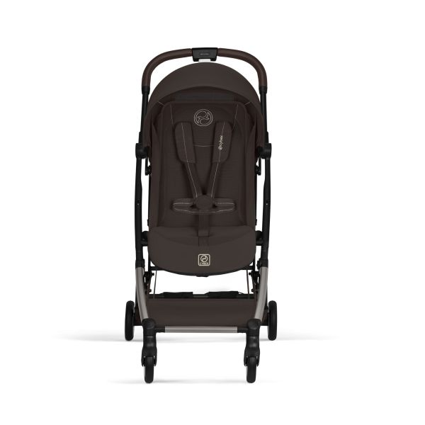 Poussette duo Orfeo 3 compacte Chocolate Brown avec siège auto Cloud G i-Size