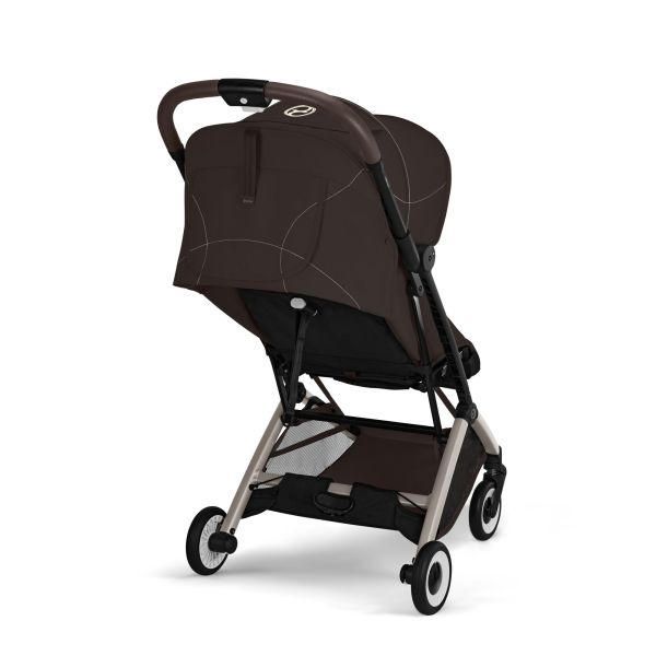Poussette duo Orfeo 3 compacte Chocolate Brown avec siège auto Cloud G i-Size