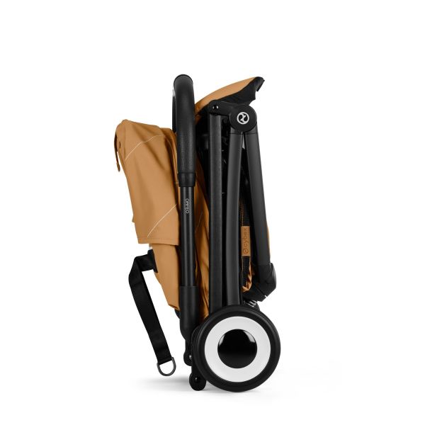 Poussette duo Orfeo 3 compacte Cinnamon Yellow avec siège auto Cloud T i-Size