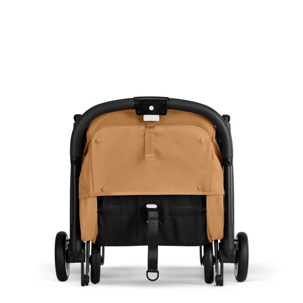 Poussette duo Orfeo 3 compacte Cinnamon Yellow avec siège auto Cloud T i-Size