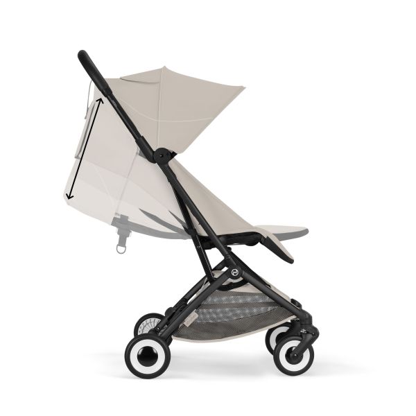 Poussette duo Orfeo 3 compacte Dune Grey avec siège auto Cloud T i-Size