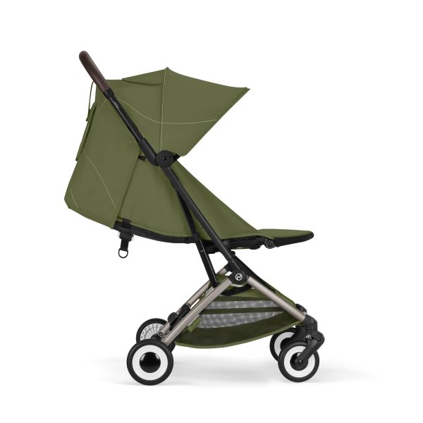 Poussette duo Orfeo 3 compacte Moss Green avec siège auto Cloud G i-Size