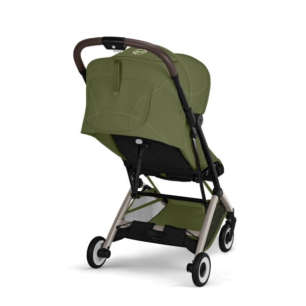 Poussette duo Orfeo 3 compacte Moss Green avec siège auto Cloud G i-Size