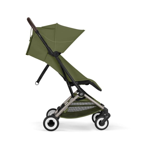 Poussette duo Orfeo 3 compacte Moss Green avec siège auto Cloud T i-Size