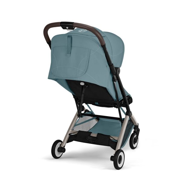 Poussette duo Orfeo 3 compacte Stormy Blue avec siège auto Cloud T i-Size
