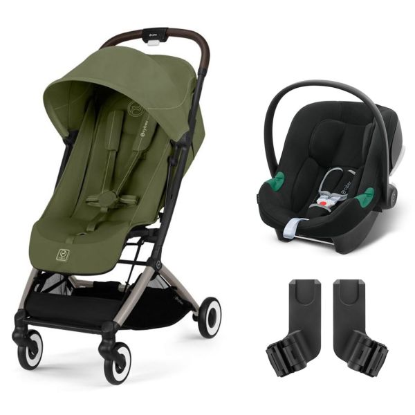 Poussette duo Orfeo 2 Moss Green + Aton B2 i-Size