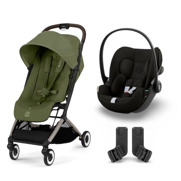 Poussette duo Orfeo 2 Moss Green + Cloud G i-Size