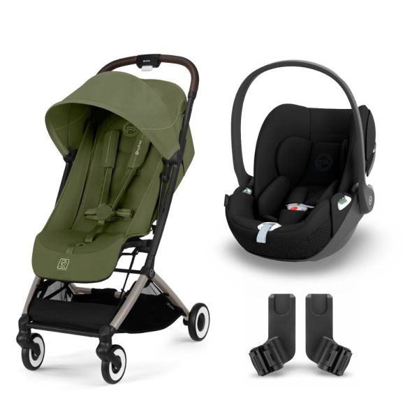 Poussette duo Orfeo 2 Moss Green + Cloud T i-Size