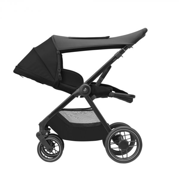 Poussette duo Oxford + siège auto Coral 360 I-Size Essential Black
