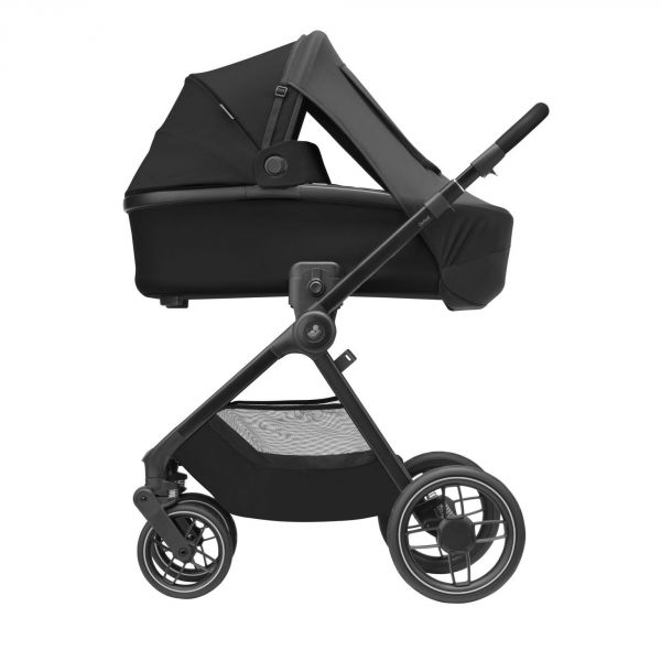 Poussette duo Oxford + siège auto Coral 360 I-Size Essential Black