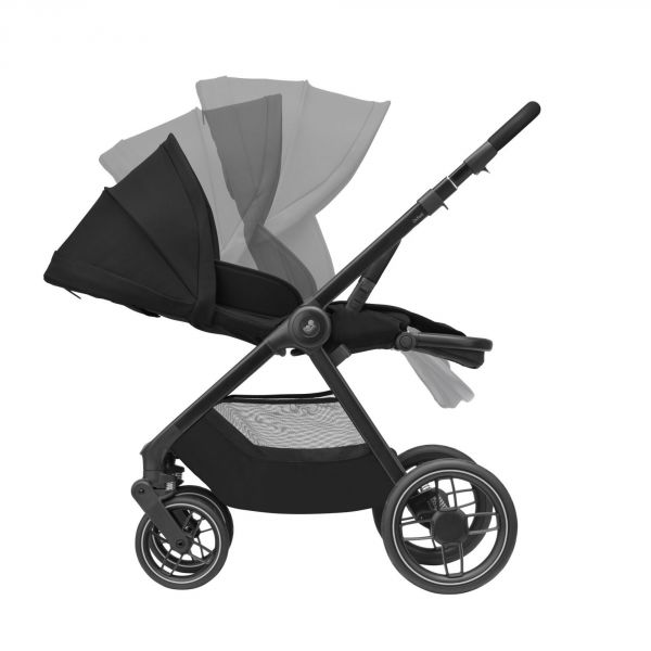 Poussette duo Oxford + siège auto Coral 360 I-Size Essential Black