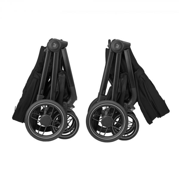 Poussette duo Oxford + siège auto Coral 360 I-Size Essential Black