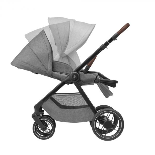 Poussette duo Oxford + siège auto Coral 360 I-Size Grey