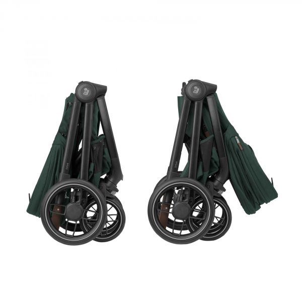 Poussette duo Oxford + Siège auto Coral 360 I-Size Twillic Green