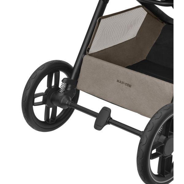 Poussette duo Oxford + Siège auto Pebble 360 pro² Twillic Truffle + Base FamilyFix 360 Pro