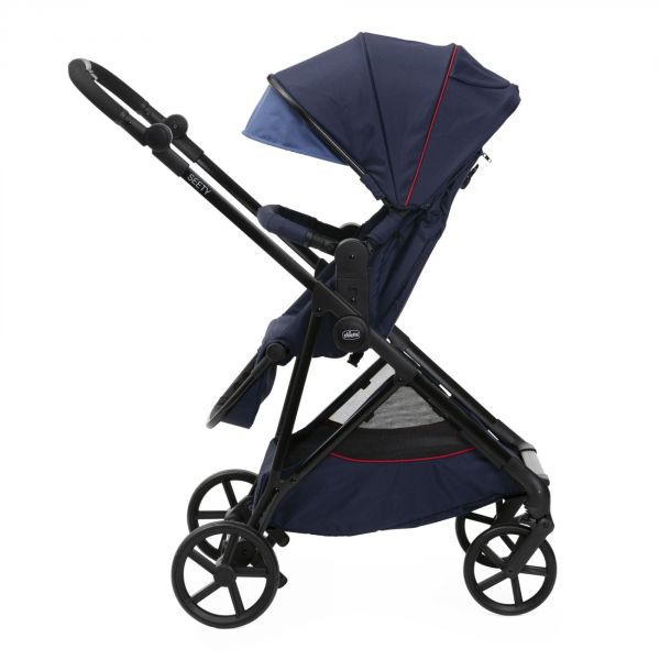 Poussette duo Seety + siège auto First Seat Recline Oxford Blue