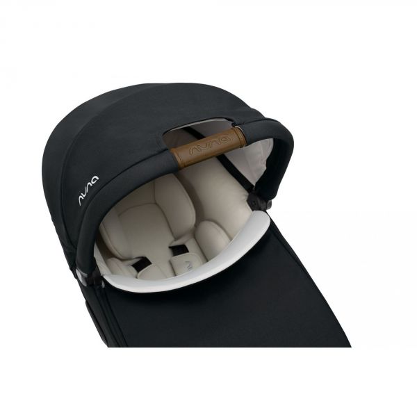 Poussette duo Swiv Caviar + nacelle Cari Next Caviar