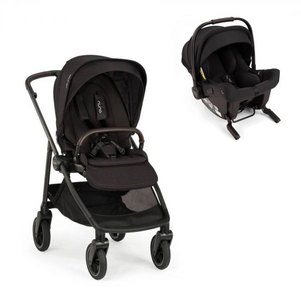 Poussette duo Swiv Caviar + siège auto Pipa Urbn Caviar