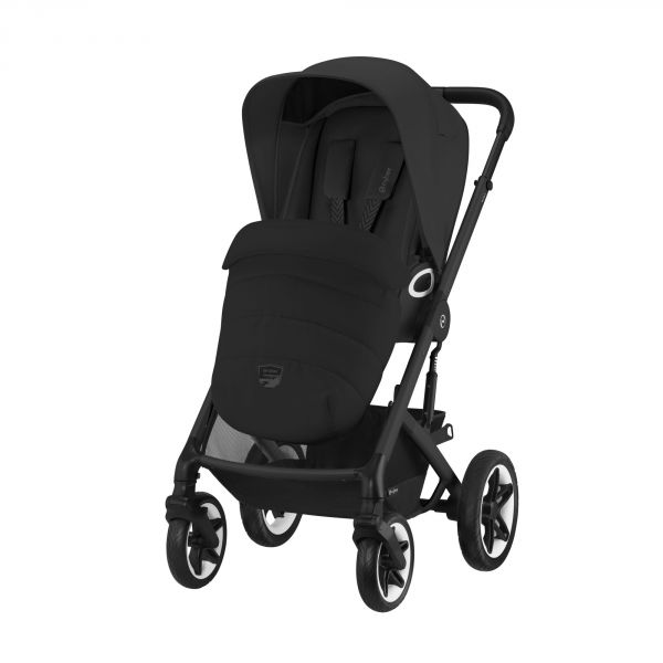 Poussette duo Talos S Lux - châssis Noir - Moon Black + Siège auto Aton B2 i-Size