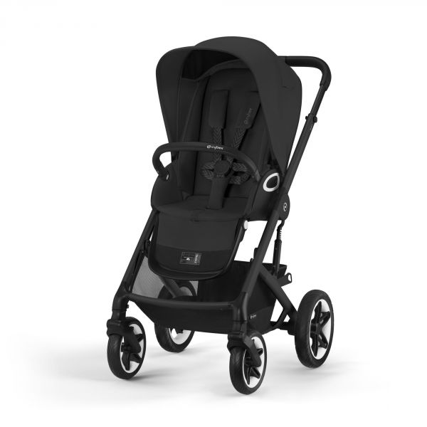 Poussette duo Talos S Lux - châssis Noir - Moon Black + Siège auto Aton B2 i-Size