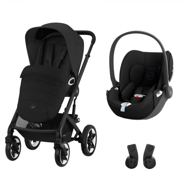 Poussette duo Talos S Lux 2 Moon Black + Siège auto Cloud T i-Size